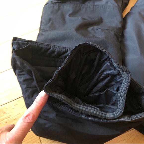 Lands End Kids Black Snowboard/Ski Pants - Picture 7 of 8